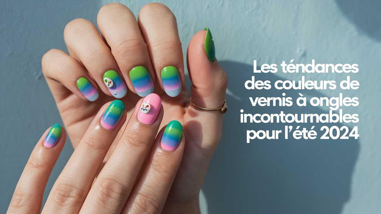 Les tendances des couleurs de vernis à ongles incontournables pour l’été 2024