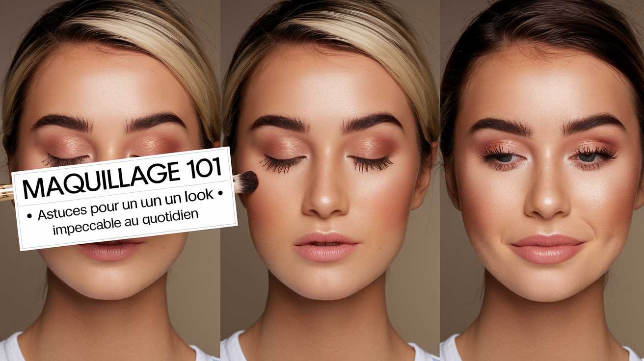 Maquillage 101 : astuces pour un look impeccable au quotidien
