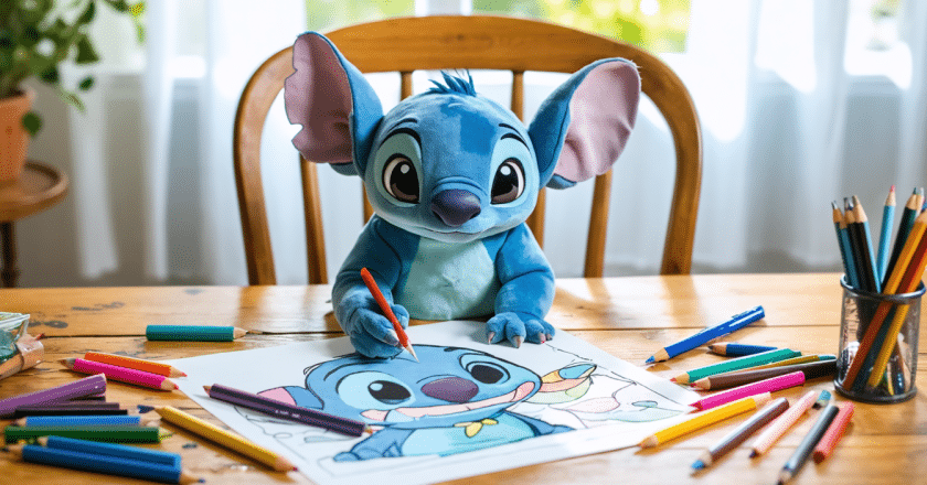 Coloriage Stitch : activités créatives autour du personnage Disney
