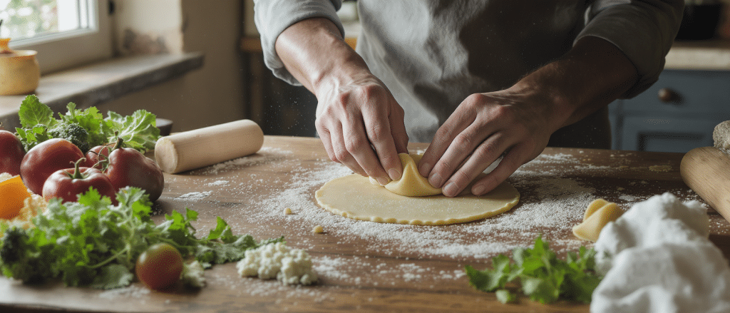 D&eacute;couvrez la recette des agnolotti v&eacute;g&eacute;tariens : astuces et secrets du chef italien Andrea Corbi d’Adela