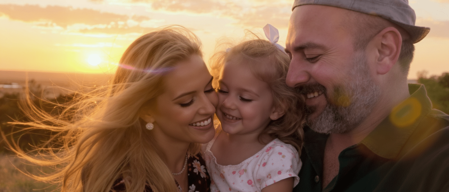 Adriana Karembeu vit un moment magique avec sa fille Nina et Marc Lavoine