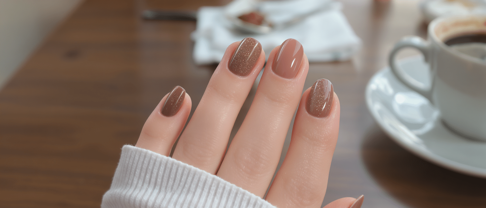Manucure marron 2025 : 5 teintes audacieuses pour r&eacute;inventer le brun au-del&agrave; du chocolat