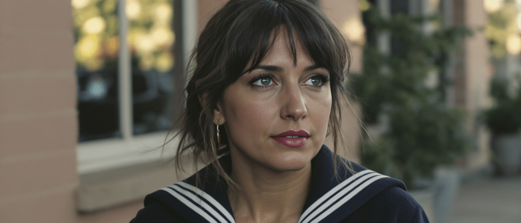 Sophie Marceau, &eacute;ternelle ic&ocirc;ne du chic &agrave; la fran&ccedil;aise, fait un retour lumineux avec sa veste &agrave; col marin