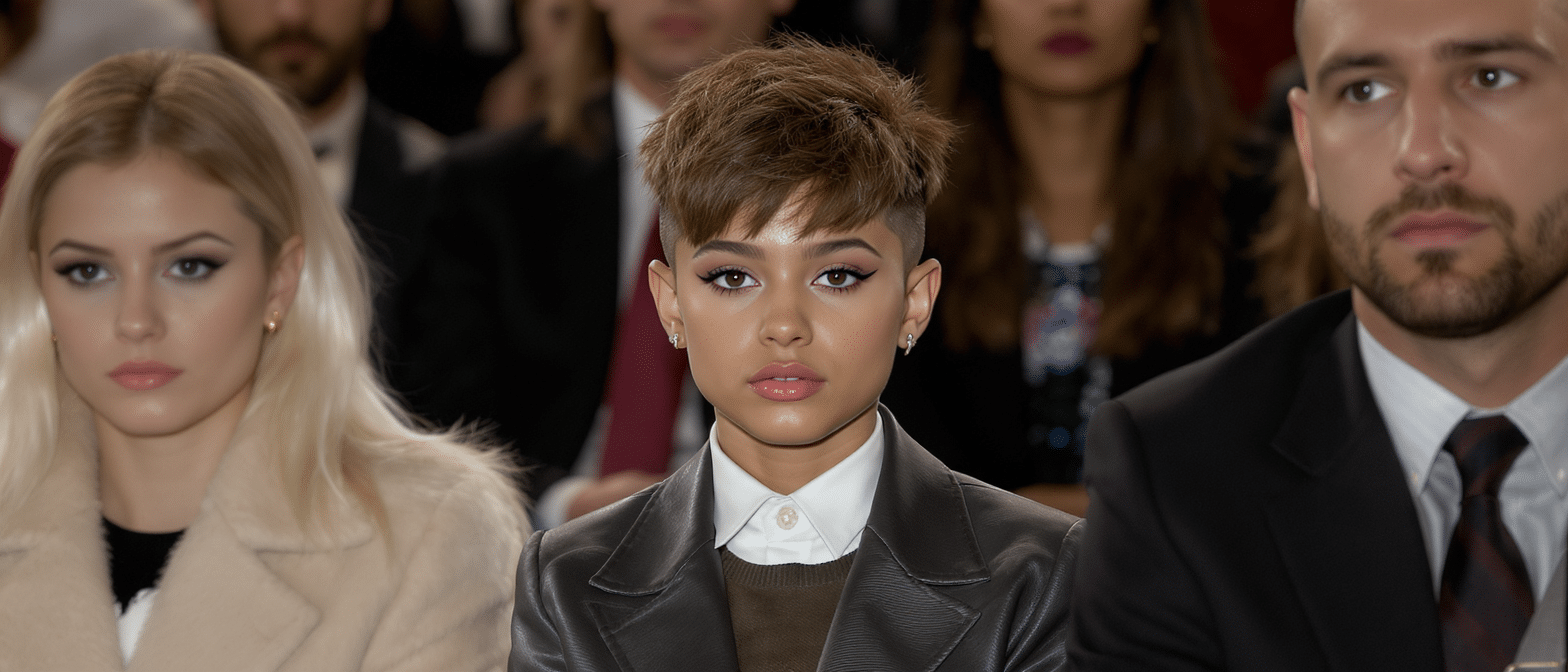 Zendaya fait sensation au d&eacute;fil&eacute; Louis Vuitton avec sa coupe audacieuse &laquo; bixie &raquo;