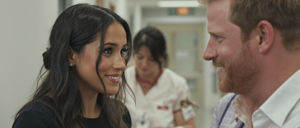 Meghan Markle et le prince Harry font sensation lors de leur visite &agrave; un h&ocirc;pital de Melbourne en Australie