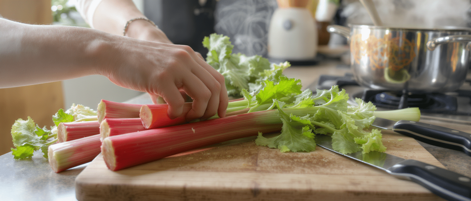 Guide pratique pour s&eacute;lectionner et cuisiner la rhubarbe avec succ&egrave;s