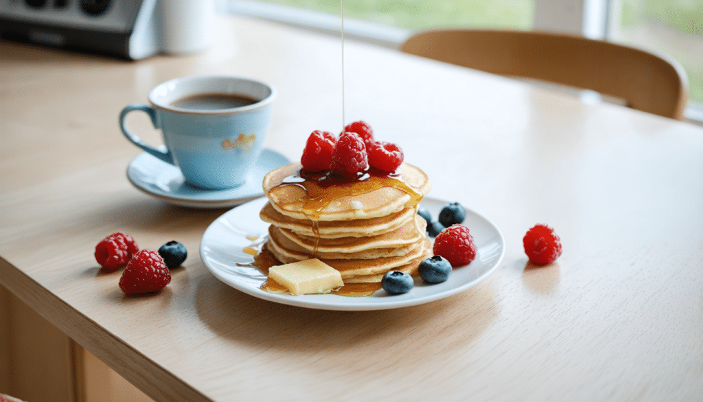 Recette de pancakes : &eacute;tapes de pr&eacute;paration pour un petit-d&eacute;jeuner classique