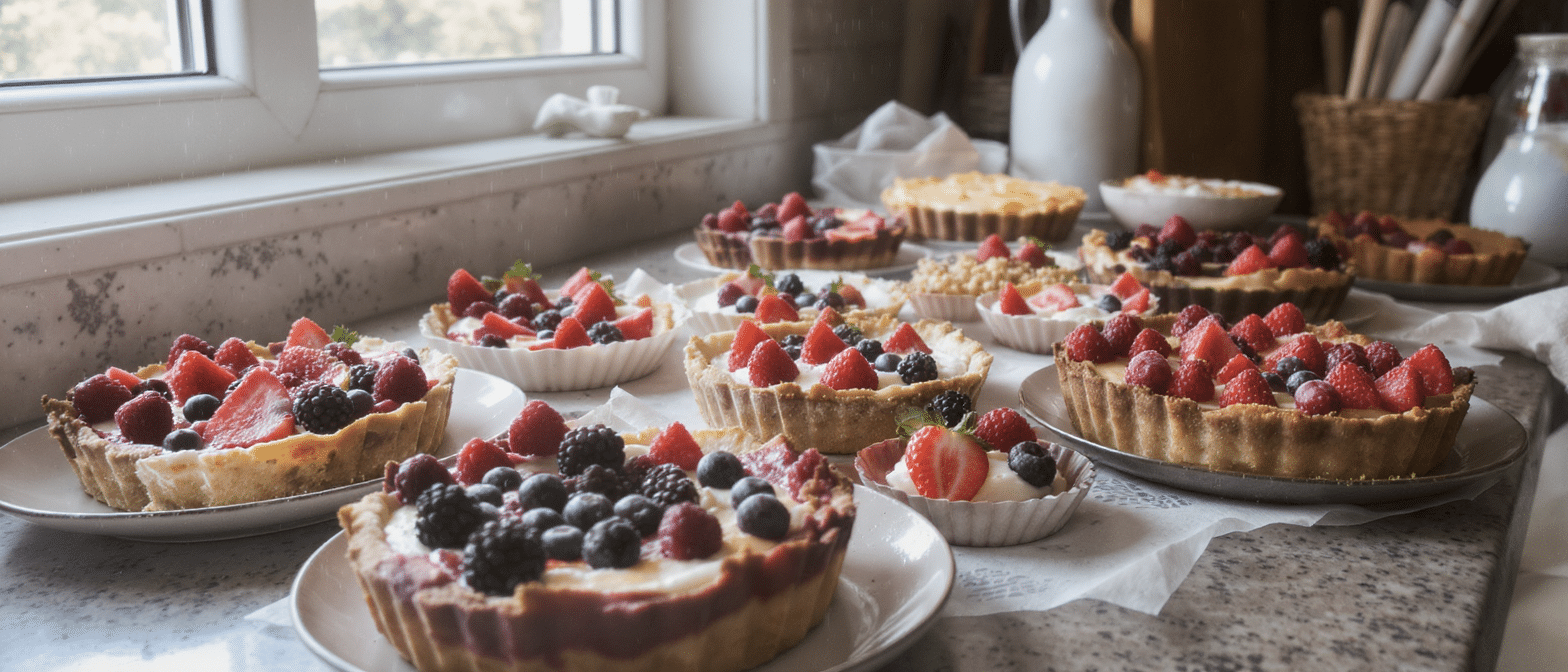 découvrez nos délices glacés : des tartes faciles à préparer sans allumer votre four, parfaites pour profiter d'un dessert frais et gourmand en toute simplicité.
