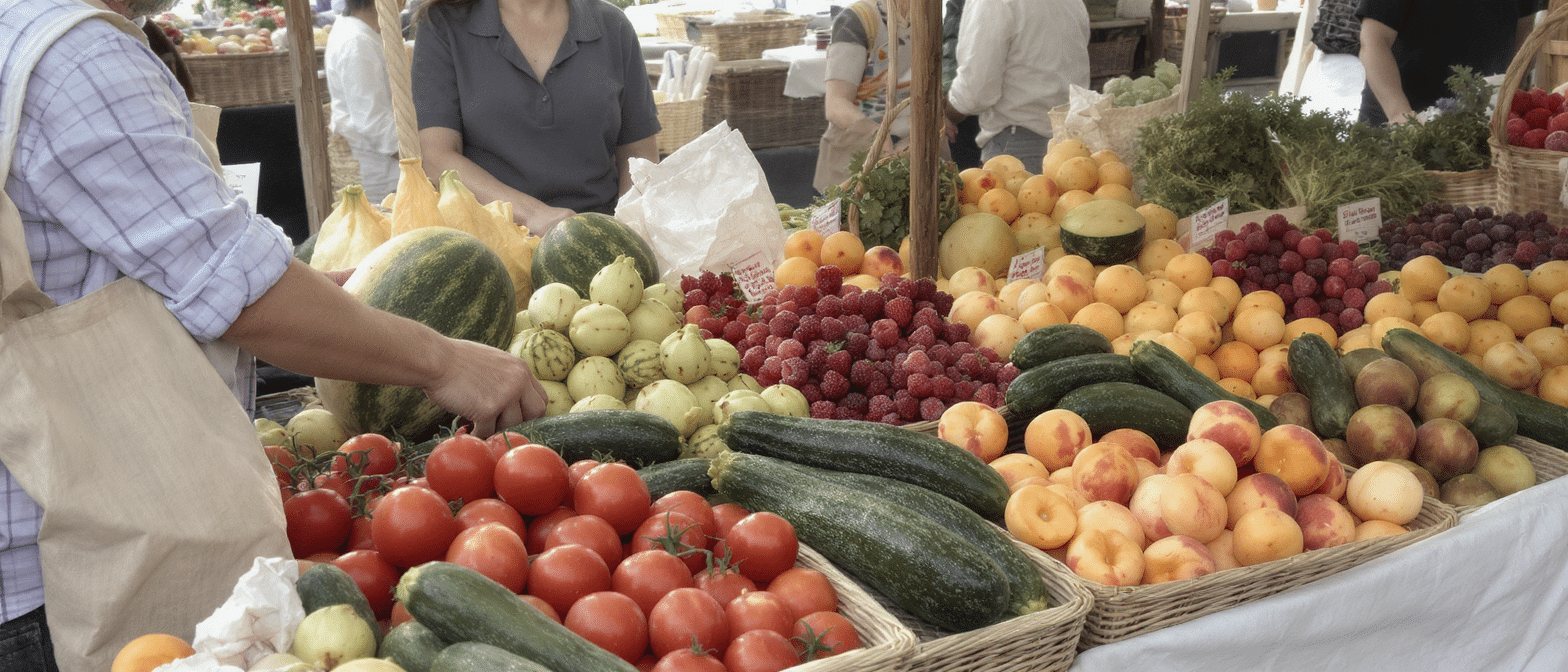 D&eacute;couvrez les fruits et l&eacute;gumes frais &agrave; savourer en juillet