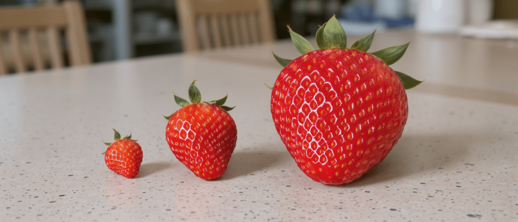 Fraises : Opter pour les petites ou les grosses, quel choix privil&eacute;gier ?