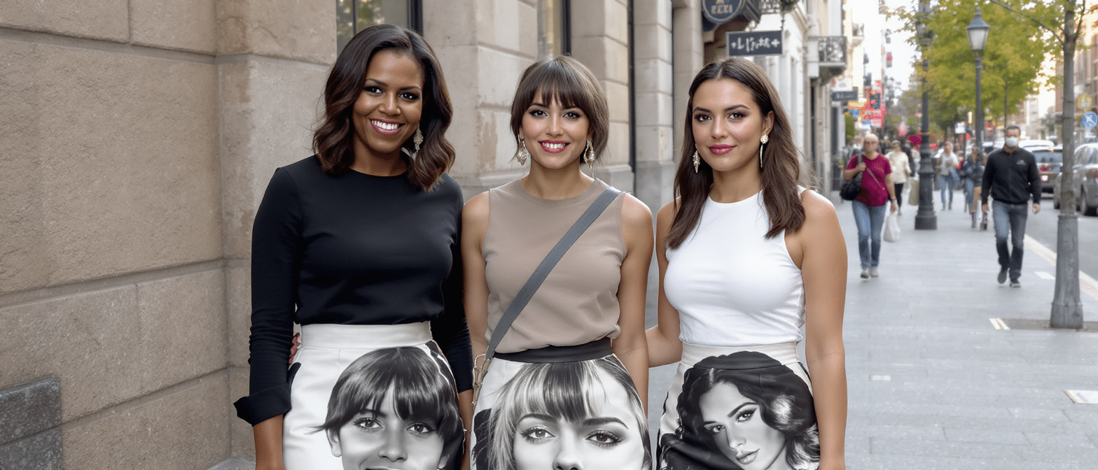 Michelle Obama, Alexa Chung, Dua Lipa… Le phénomène des jupes portrait : pourquoi cette pièce séduit-elle toutes les icônes ?