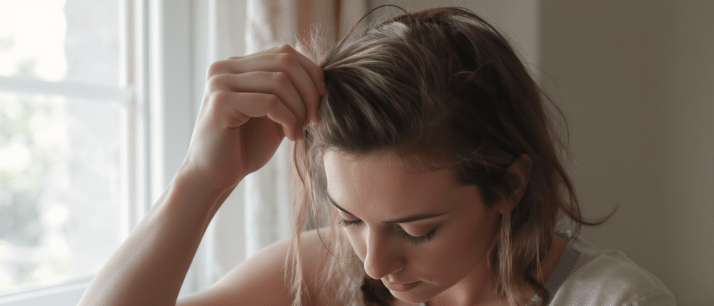 Ce geste rapide pour redonner du volume aux cheveux &eacute;cras&eacute;s par la chaleur