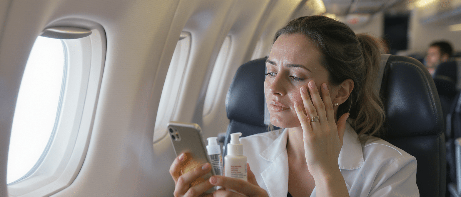 découvrez pourquoi cette experte en soins de la peau déconseille de suivre votre routine skincare habituelle lors des vols, et comment protéger efficacement votre peau en avion.