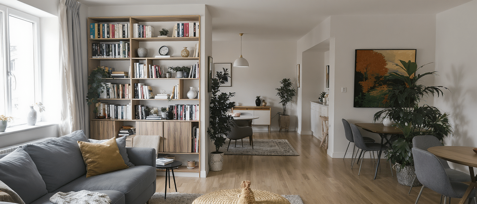 meubles astucieux pour s&eacute;parer les espaces sans monter de cloisons