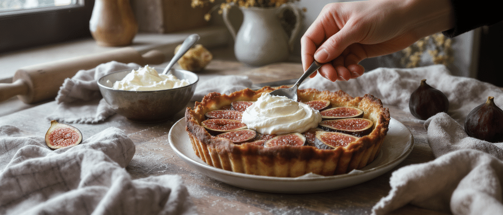 Les d&eacute;lices de Marjo : pr&eacute;parer une tarte aux figues et chantilly pour savourer l’automne